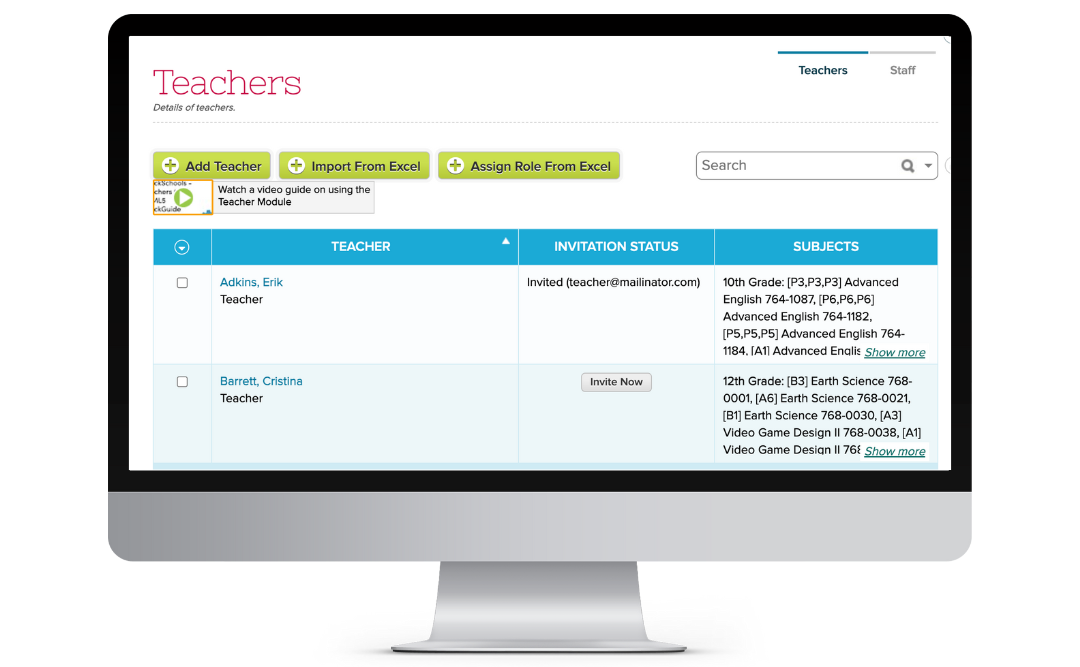 Teacher Information System